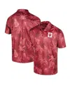 Colosseum Crimson Indiana Hoosiers Palms Team Polo In Crimson