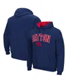 Colosseum Men's Dayton Flyers Arch And Logo Pullover Hoodie In Navy