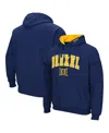 Colosseum Men's Navy Drexel Dragons Arch And Logo Pullover Hoodie In Navy