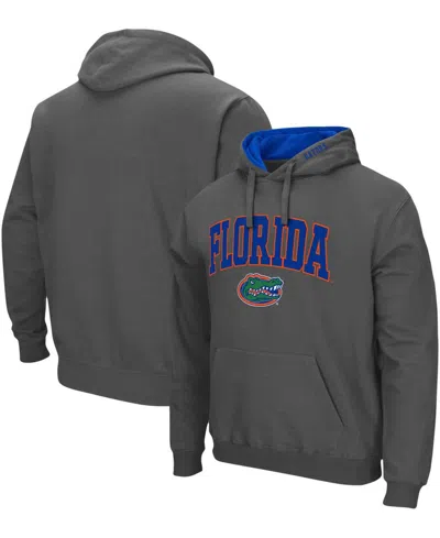 Colosseum Men's Florida Gators Arch Logo 3.0 Pullover Hoodie In Charcoal
