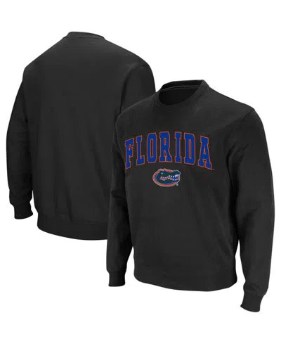 Colosseum Men's Florida Gators Arch Logo Crew Neck Sweatshirt In Black
