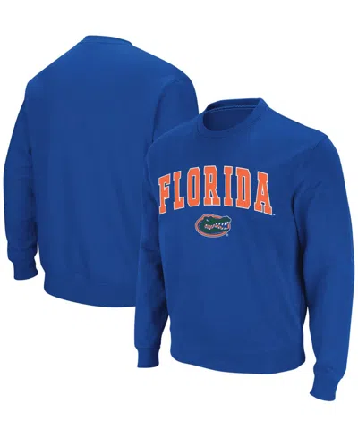 Colosseum Men's Florida Gators Arch Logo Crew Neck Sweatshirt In Royal