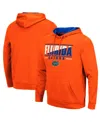 Colosseum Men's Orange Florida Gators Slash Stack 2.0 Pullover Hoodie In Orange