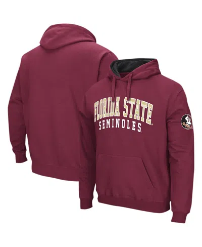 Colosseum Garnet Florida State Seminoles Double Arch Pullover Hoodie