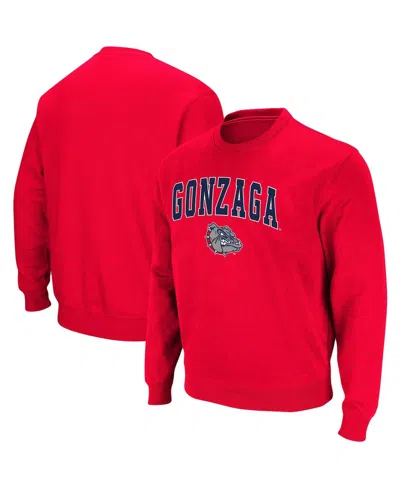 Colosseum Men's Oregon State Beavers Arch & Logo Tackle Twill Pullover Sweatshirt In Orange