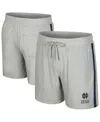 Colosseum Men's Gray Notre Dame Fighting Irish Mac Shorts In Gray