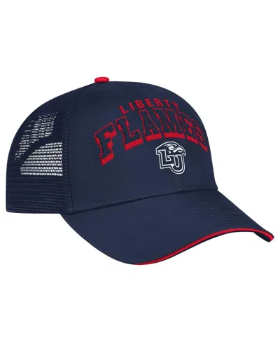 Colosseum Men's Gray Ohio State Buckeyes Wyatt Adjustable Hat In Navy
