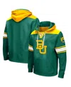 Colosseum Men's Green Baylor Bears 2.0 Lace-up Pullover Hoodie In Green