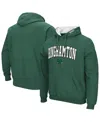 Colosseum Men's Green Binghamton Bearcats Arch Logo 3.0 Pullover Hoodie