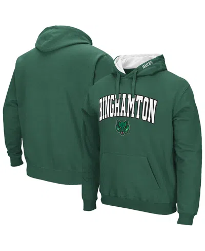 Colosseum Men's Green Binghamton Bearcats Arch Logo 3.0 Pullover Hoodie