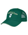 Colosseum Men's Green Charlotte 49ers Wyatt Primary Team Trucker Adjustable Hat In Green