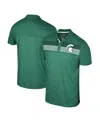 Colosseum Men's Green Michigan State Spartans Big Tall Langmore Polo In Green