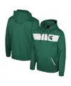 Colosseum Men's Green Michigan State Spartans Quarter-zip Hoodie In Green