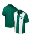 Colosseum Men's Green Michigan State Spartans Strike Bowling Button-up Shirt In Green