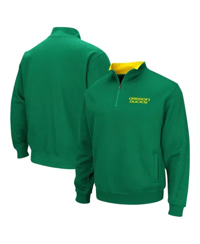 Colosseum Men's Green Oregon Ducks Tortugas Quarter-zip Sweatshirt