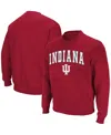 Colosseum Youth Boys And Girls Crimson Alabama Crimson Tide Campus Pullover Sweatshirt In Crimson