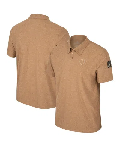 Colosseum Men's Khaki Ucla Bruins Oht Appreciation Cloud Jersey Desert Polo Shirt