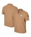 Colosseum Men's Khaki Wisconsin Badgers Oht Appreciation Cloud Jersey Desert Polo Shirt In Khaki