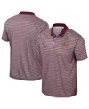 Colosseum Men's Maroon Arizona State Sun Devils Striped Polo Shirt In Maroon