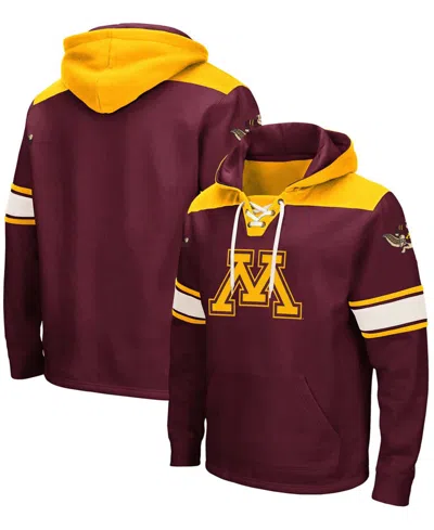 Colosseum Men's Maroon Minnesota Golden Gophers 2.0 Lace-up Pullover Hoodie