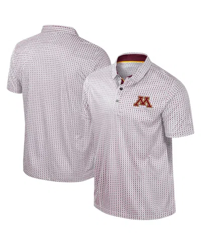 Colosseum Men's Maroon Minnesota Golden Gophers Big Tall Marty Rival Polo Shirt In Burgundy