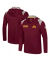 Colosseum Men's Maroon Minnesota Golden Gophers Oht Military Appreciation Quarter-zip Hoodie Jacket In Maroon