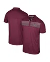 Colosseum Men's Maroon Montana Grizzlies Langmore Polo In Maroon
