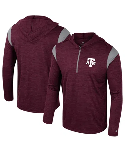 Colosseum Men's Maroon Texas A & M Aggies Dozer Half-zip Windshirt