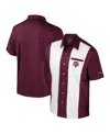 Colosseum Men's Maroon Texas A&m Aggies Strike Bowling Button-up Shirt