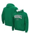 Colosseum Kelly Green Marshall Thundering Herd Arch And Logo Pullover Hoodie In Kelly Green