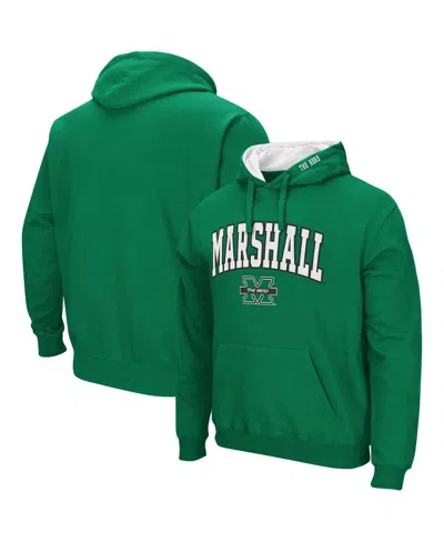 COLOSSEUM MEN'S MARSHALL THUNDERING HERD ARCH AND LOGO PULLOVER HOODIE