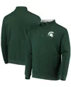 Colosseum Men's Green Michigan State Spartans Tortugas Logo Quarter-zip Jacket In Green