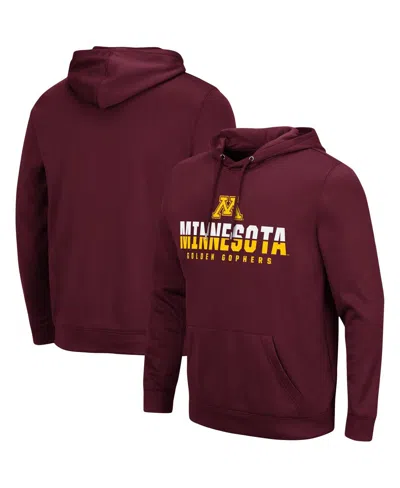 Colosseum Men's Maroon Minnesota Golden Gophers Lantern Pullover Hoodie