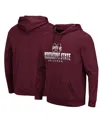 Colosseum Maroon Mississippi State Bulldogs Lantern Pullover Hoodie In Maroon