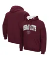 Colosseum Maroon Missouri State University Bears Arch And Logo Pullover Hoodie In Maroon