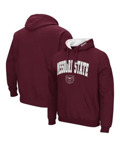 COLOSSEUM MEN'S MISSOURI STATE UNIVERSITY BEARS ARCH AND LOGO PULLOVER HOODIE
