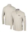 Colosseum Men's Natural Ucla Bruins Oht Military Appreciation Quarter-zip Jacket In Natural