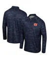 Colosseum Men's Navy Auburn Tigers Carson Raglan Quarter-zip Jacket In Navy