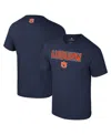 Colosseum Men's Navy Auburn Tigers Color Pop Active Blend T-shirt In Blue