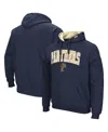 Colosseum Men's Navy Longwood Lancers Isle Pullover Hoodie In Navy