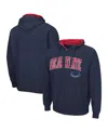 Colosseum Men's Navy Florida Atlantic Owls Arch Logo 3.0 Full-zip Hoodie In Navy