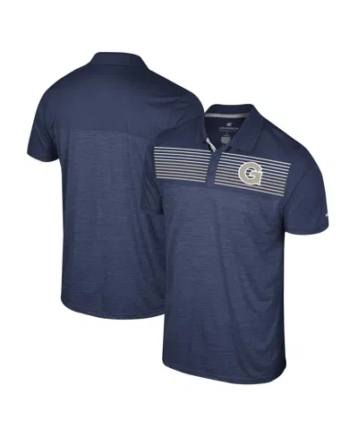 Colosseum Men's Georgetown Hoyas Langmore Polo In Navy