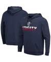 Colosseum Men's Navy Liberty Flames Lantern Pullover Hoodie In Navy