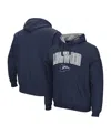 Colosseum Men's Navy Longwood Lancers Isle Pullover Hoodie In Navy