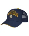 Colosseum Men's Navy Marquette Golden Eagles Wyatt Primary Team Trucker Adjustable Hat In Navy