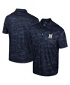 Colosseum Men's Navy Midshipmen Daly Print Polo Shirt In Blue