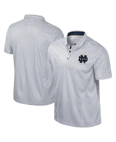 Colosseum Men's Navy Notre Dame Fighting Irish Big Tall Marty Rival Polo Shirt