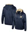 Colosseum Men's Navy Notre Dame Fighting Irish Cypher Half-zip Hoodie In Navy