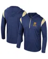 Colosseum Men's Navy Notre Dame Fighting Irish Dozer Half-zip Windshirt In Navy