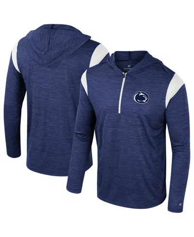 Colosseum Men's Navy Penn State Nittany Lions Dozer Half-zip Windshirt